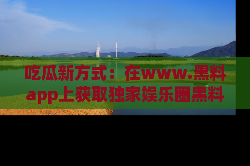 吃瓜新方式：在www.黑料app上获取独家娱乐圈黑料信息