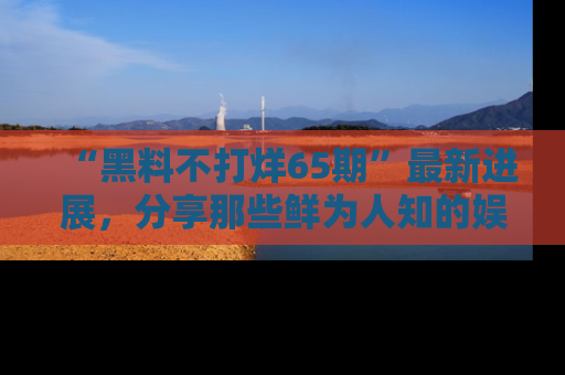 “黑料不打烊65期”最新进展,分享那些鲜为人知的娱乐八卦