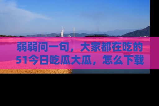 弱弱问一句,大家都在吃的51今日吃瓜大瓜,怎么下载登录才能体验最新入口?