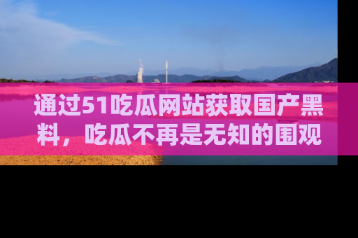 通过51吃瓜网站获取国产黑料，吃瓜不再是无知的围观者